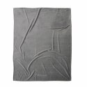 Koc narzuta z mikrofibry 150x200 Tom Tailor grafitowy jednobarwny Koc narzuta z mikrofibry 150x200 Tom Tailor grafitowy jednobarwny