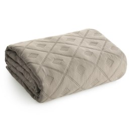 Narzuta dekoracyjna 200x220 Alara 6 beżowa ciemna romby pikowana D91