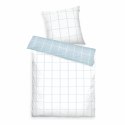Pościel bawełniana 140x200 Tom Tailor błękitna biała kratka Renforce poszewka 70x90 Pościel bawełniana 140x200 Tom Tailor błękitna biała kratka Renforce poszewka 70x90