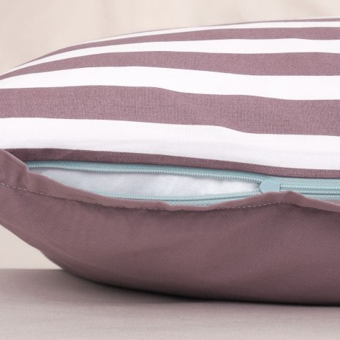 Pościel bawełniana 140x200 Tom Tailor wrzosowa fioletowa pasy Renforce poszewka 70x90 Pościel bawełniana 140x200 Tom Tailor wrzosowa fioletowa pasy Renforce poszewka 70x90