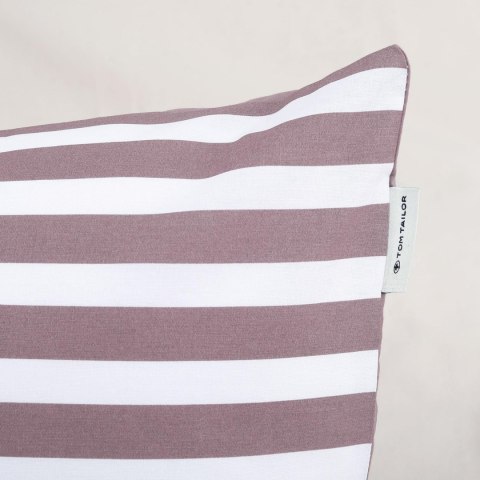 Pościel bawełniana 140x200 Tom Tailor wrzosowa fioletowa pasy Renforce poszewka 70x90 Pościel bawełniana 140x200 Tom Tailor wrzosowa fioletowa pasy Renforce poszewka 70x90
