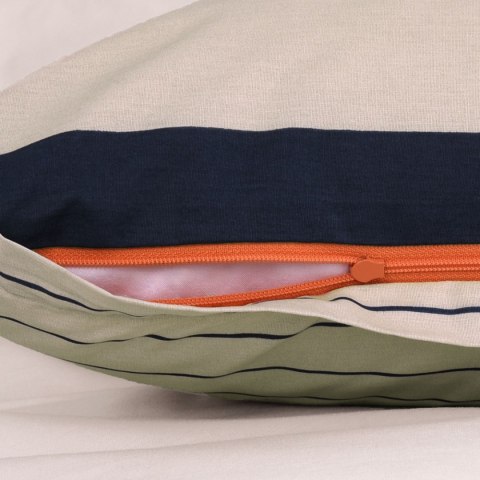 Pościel bawełniana 200x220 Tom Tailor granatowa beżowa pasy Renforce poszewki 80x80 Pościel bawełniana 200x220 Tom Tailor granatowa beżowa pasy Renforce poszewki 80x80