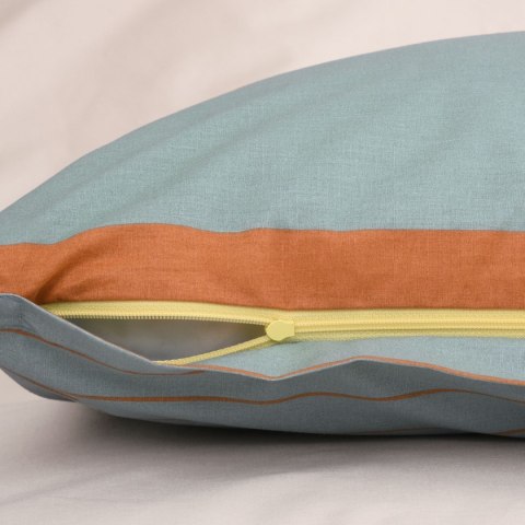 Pościel bawełniana 200x220 Tom Tailor miętowa pomarańczowa pasy Renforce poszewki 80x80 Pościel bawełniana 200x220 Tom Tailor miętowa pomarańczowa pasy Renforce poszewki 80x80