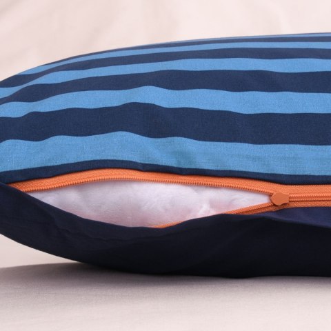 Pościel bawełniana 200x220 Tom Tailor niebieska granatowa pasy Renforce poszewki 80x80 Pościel bawełniana 200x220 Tom Tailor niebieska granatowa pasy Renforce poszewki 80x80