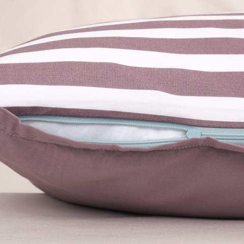 Pościel bawełniana 200x220 Tom Tailor wrzosowa fioletowa pasy Renforce poszewki 80x80 Pościel bawełniana 200x220 Tom Tailor wrzosowa fioletowa pasy Renforce poszewki 80x80