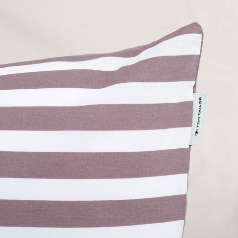 Pościel bawełniana 200x220 Tom Tailor wrzosowa fioletowa pasy Renforce poszewki 80x80 Pościel bawełniana 200x220 Tom Tailor wrzosowa fioletowa pasy Renforce poszewki 80x80