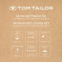Pościel satynowa 140x200 Tom Tailor niebieska granatowa jednobarwna poszewka 70x90 Pościel satynowa 140x200 Tom Tailor niebieska granatowa jednobarwna poszewka 70x90