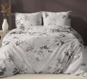 Pościel satynowa 140x200 beżowa kwiaty zapinana na suwak 5067 C - Karo Satin 160 Pościel satynowa 140x200 beżowa kwiaty zapinana na suwak 5067 C - Karo Satin 160