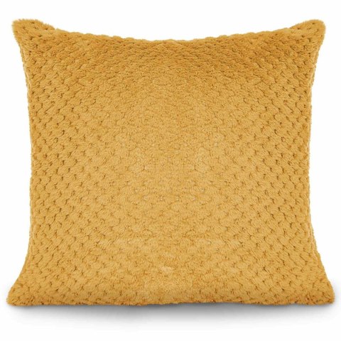Poszewka dekoracyjna 40x40 Monte musztardowa z mikrofibry Poszewka dekoracyjna 40x40 Monte musztardowa z mikrofibry