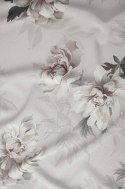 Poszewka satynowa 40x40 beżowa kwiaty zapinana na suwak 5067 C - Karo Satin 160 Poszewka satynowa 40x40 beżowa kwiaty zapinana na suwak 5067 C - Karo Satin 160