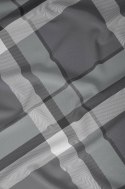 Poszewka satynowa 40x40 szara kratka zapinana na suwak 5069 C - Karo Satin 160 Poszewka satynowa 40x40 szara kratka zapinana na suwak 5069 C - Karo Satin 160