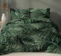 Poszewka satynowa 40x40 zielona liście zapinana na suwak 4882 A - Karo Satin 160 Poszewka satynowa 40x40 zielona liście zapinana na suwak 4882 A - Karo Satin 160