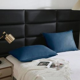 Poszewka satynowa 40x60 granatowa jednobarwna I24