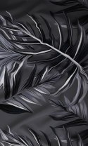 Poszewka satynowa 50x60 grafitowa liście zapinana na suwak 4882 C - Karo Satin 160 Poszewka satynowa 50x60 grafitowa liście zapinana na suwak 4882 C - Karo Satin 160