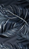 Poszewka satynowa 50x60 granatowa liście zapinana na suwak 4882 B - Karo Satin 160 Poszewka satynowa 50x60 granatowa liście zapinana na suwak 4882 B - Karo Satin 160