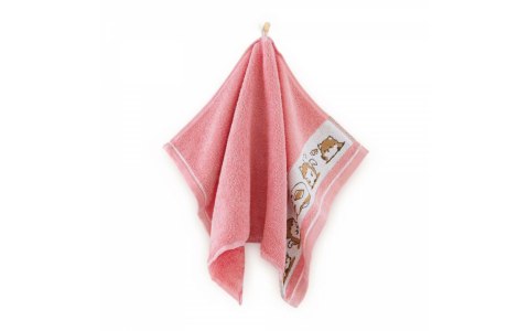 Ręcznik 30x50 Bobik różowy 400g/m2 frotte bawełniany dziecięcy do przedszkola Zwoltex Ręcznik 30x50 Bobik różowy 400g/m2 frotte bawełniany dziecięcy do przedszkola Zwoltex