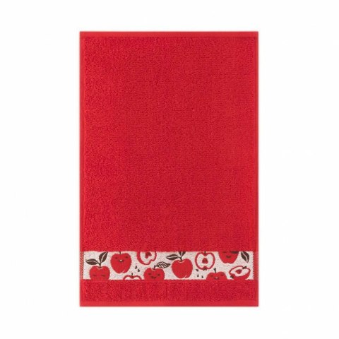 Ręcznik 30x50 Jabłuszka czerwony 400g/m2 frotte bawełniany dziecięcy do przedszkola Zwoltex Ręcznik 30x50 Jabłuszka czerwony 400g/m2 frotte bawełniany dziecięcy do przedszkola Zwoltex