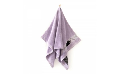 Ręcznik 30x50 Koty fioletowy 400g/m2 frotte bawełniany dziecięcy do przedszkola Zwoltex Ręcznik 30x50 Koty fioletowy 400g/m2 frotte bawełniany dziecięcy do przedszkola Zwoltex