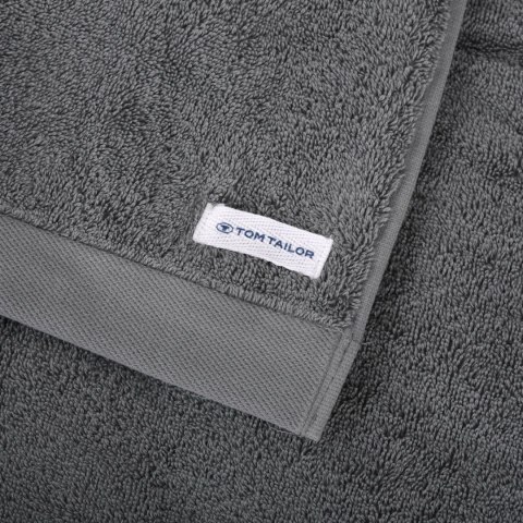 Ręcznik 30x50 Tom Tailor grafitowy frotte 500 g/m2 Ręcznik 30x50 Tom Tailor grafitowy frotte 500 g/m2