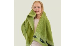 Ręcznik 70x130 Crocco krokodyl zielony 400g/m2 frotte bawełniany dziecięcy Zwoltex