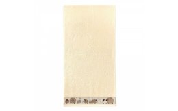 Ręcznik 70x130 The Sheeps Owce kremowy 400 g/m2 frotte bawełniany dziecięcy Zwoltex