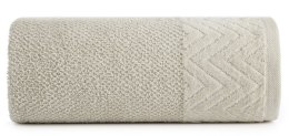Ręcznik Loren 30x50 03 beżowy jasny 500g/m2 frotte Eurofirany