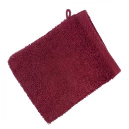 Rękawica kąpielowa frotte bawełniana 500 g/m² - bordowa - Mono