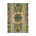 Ścierka kuchenna 50x70 Sunflowers zielona bawełniana do naczyń 9697/2 Zwoltex