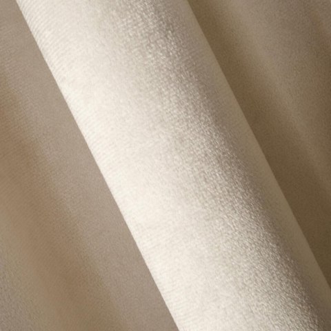 Zasłona 140x270 Melanie beżowa welurowa gotowa na taśmie KARO Zasłona 140x270 Melanie beżowa welurowa gotowa na taśmie KARO