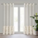 Firana 140x250 Carli beżowy gotowa na przelotkach Eurofirany Firana 140x250 Carli beżowy gotowa na przelotkach Eurofirany