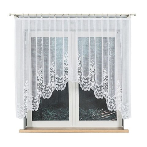 Firana 330x140 Berenika biała żakardowa gotowa 004304/FBL/001/330140/1 Firana 330x140 Berenika biała żakardowa gotowa 004304/FBL/001/330140/1