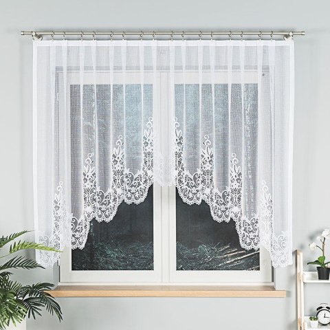 Firana 330x140 Berenika biała żakardowa gotowa 004304/FBL/001/330140/1 Firana 330x140 Berenika biała żakardowa gotowa 004304/FBL/001/330140/1