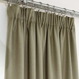 JODEŁKA Zasłona gotowa na taśmie, szerokość 140cm x wysokość 250cm, kolor 364 szarozielony 724330/ZGT/364/140250/1
