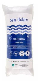 Kołdra antyalergiczna 135x200 Sen dobry zimowa biała 1100 g Kołdra antyalergiczna 135x200 Sen dobry zimowa biała 1100 g
