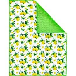 Mata do suszenia naczyń 38x51 Lemon zielona żółta