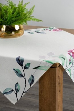 Obrus 85x85 Natu 7 naturalny kolorowy kwiaty Eurofiran