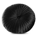 Poduszka dekoracyjna 40 cm Velvet 68 czarna welurowa okrągła Eurofirany Poduszka dekoracyjna 40 cm Velvet 68 czarna welurowa okrągła Eurofirany