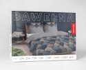 Pościel bawełniana 140x200 Łuski szara wzór geometryczny 4658 A Bawełna 37 Pościel bawełniana 140x200 Łuski szara wzór geometryczny 4658 A Bawełna 37