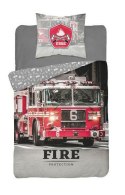 Pościel bawełniana 160x200 Straż Pożarna 3629 A wóz strażacki szara czerwona 0173 Fire brigade protection młodzieżowa ochrona pr Pościel bawełniana 160x200 Straż Pożarna 3629 A wóz strażacki szara czerwona 0173 Fire brigade protection młodzieżowa ochrona pr