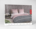 Pościel bawełniana 160x200 różowa grafitowa pudrowa pasy 5245 B Bawełna 48 Pościel bawełniana 160x200 różowa grafitowa pudrowa pasy 5245 B Bawełna 48