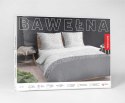 Pościel bawełniana 220x200 biała szara liście 5111 B Bawełna 32 Pościel bawełniana 220x200 biała szara liście 5111 B Bawełna 32