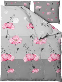 Pościel satynowa 140x200 Poppy Zaratex