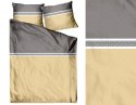 Pościel satynowa 160x200 beżowa szara Amber Frotex 23 Pościel satynowa 160x200 beżowa szara Amber Frotex 23
