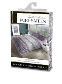 Pościel satynowa 220x200 Pure Sateen 004 fioletowa kwiaty Faro Pościel satynowa 220x200 Pure Sateen 004 fioletowa kwiaty Faro
