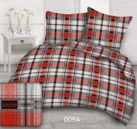 Pościel z kory 180x200 kratka krzyś czerwona 009 Pościel z kory 180x200 kratka krzyś czerwona 009