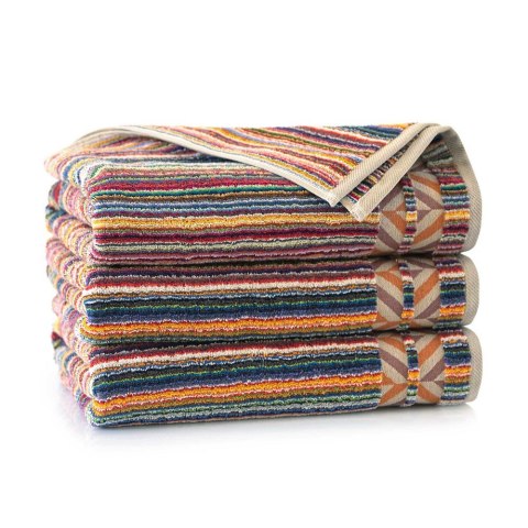 Ręcznik 50x90 Peru wielokolorowy 01 paski frotte 500 g/m2 9152 Zwoltex Ręcznik 50x90 Peru wielokolorowy 01 paski frotte 500 g/m2 9152 Zwoltex