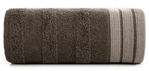 Ręcznik Pati 50x90 brązowy pasy frotte 500g/m2 Eurofirany Ręcznik Pati 50x90 brązowy pasy frotte 500g/m2 Eurofirany
