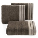 Ręcznik Pati 50x90 brązowy pasy frotte 500g/m2 Eurofirany Ręcznik Pati 50x90 brązowy pasy frotte 500g/m2 Eurofirany