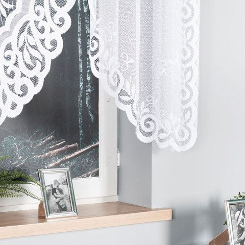 Firana 250x140 Rozalia biała żakardowa gotowa 019370/FBL/001/250140/1 Firana 250x140 Rozalia biała żakardowa gotowa 019370/FBL/001/250140/1