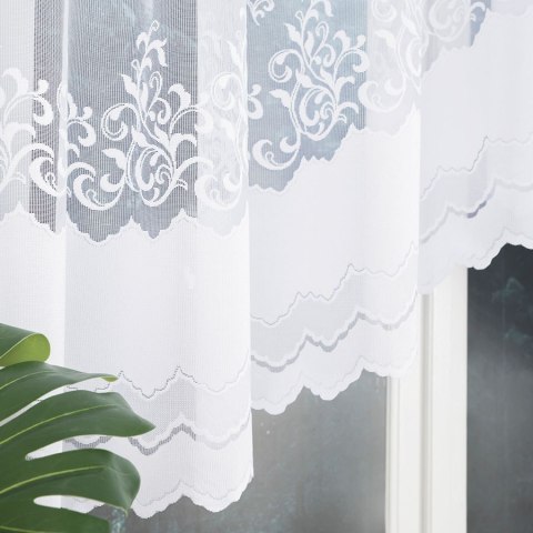 Firanka żakardowa gotowa 300x120 Genowefa biała 023419/FBL/001/300120/1 Firanka żakardowa gotowa 300x120 Genowefa biała 023419/FBL/001/300120/1